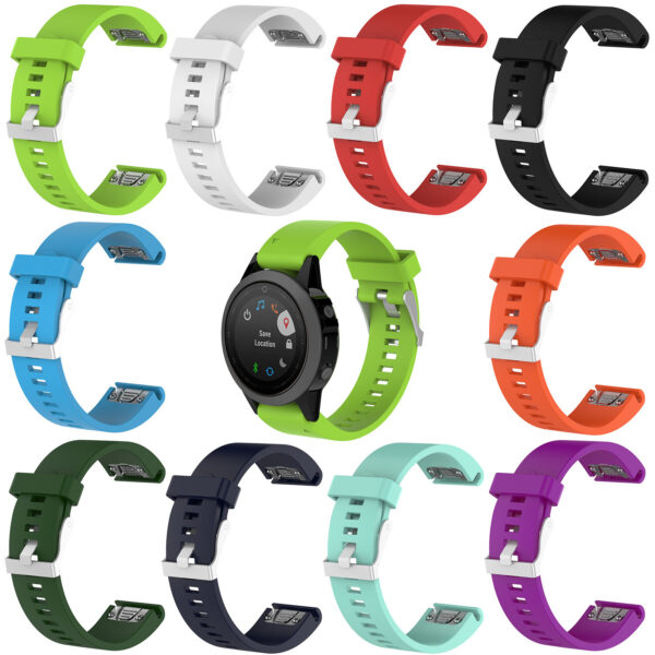 Bracelet de montre brillant à dégagement rapide Garmin Fenix5S