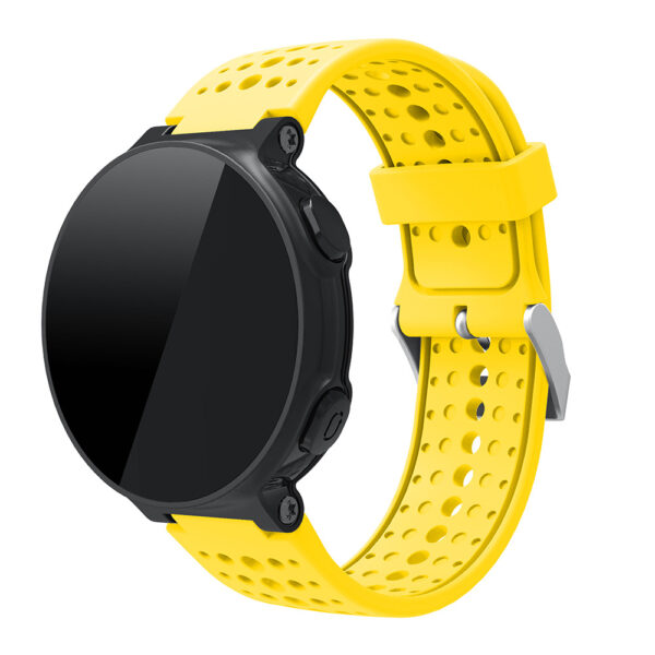 Bracelet en silicone de couleur unie Garmin Forerunner235